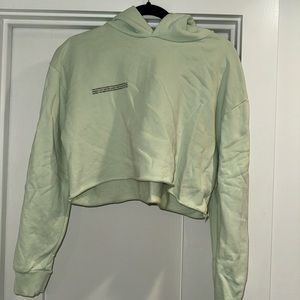 PANGAIA Miss Green Organic Cotton Cropped Hoodie